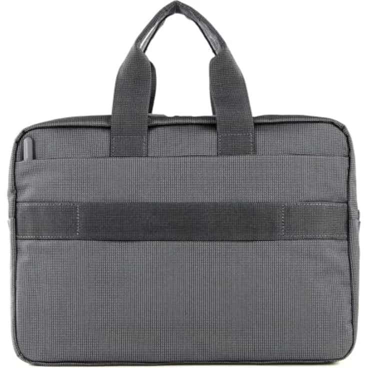 Mandarina Duck District Briefcase KPC01, Aktentasche aus strapazierfähigem Polyester mit Organizer für Laptop und Tablet, grau – Bild 3
