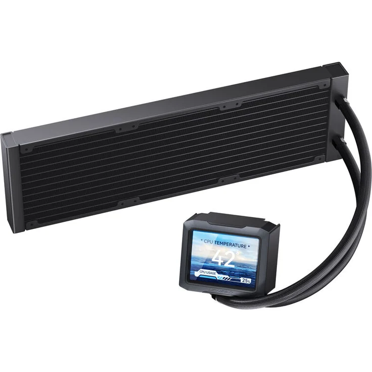 Jonsbo TF3-360SCBN AiO Wasserkühlung, 360 mm Aluminium-Radiator, ARGB, kompatibel mit AMD und Intel