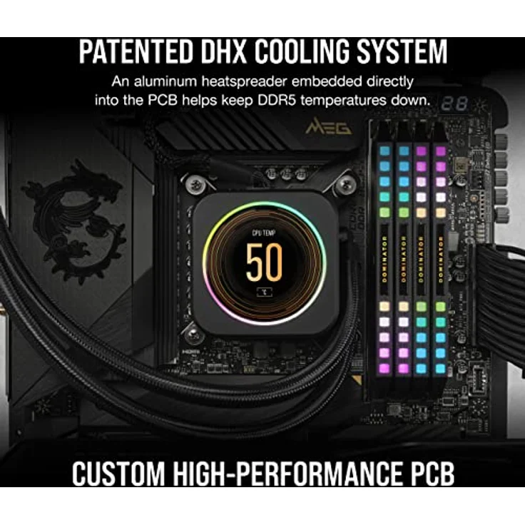 Corsair Dominator Platinum RGB DDR5-6000 C36 DC - 32GB – Bild 5