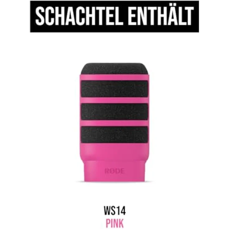 Røde WS14-R Popfilter, Deluxe Popfilter zur Minimierung von Pop- und Windgeräuschen, Rosa – Bild 4