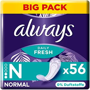 Bild für Always Daily Fresh Slipeinlagen Damen, Normal (56 Binden)