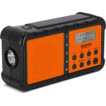 TechniSat TechniRadio Solar 2 sw/org (UKW, DAB+), Radio, Orange, Schwarz