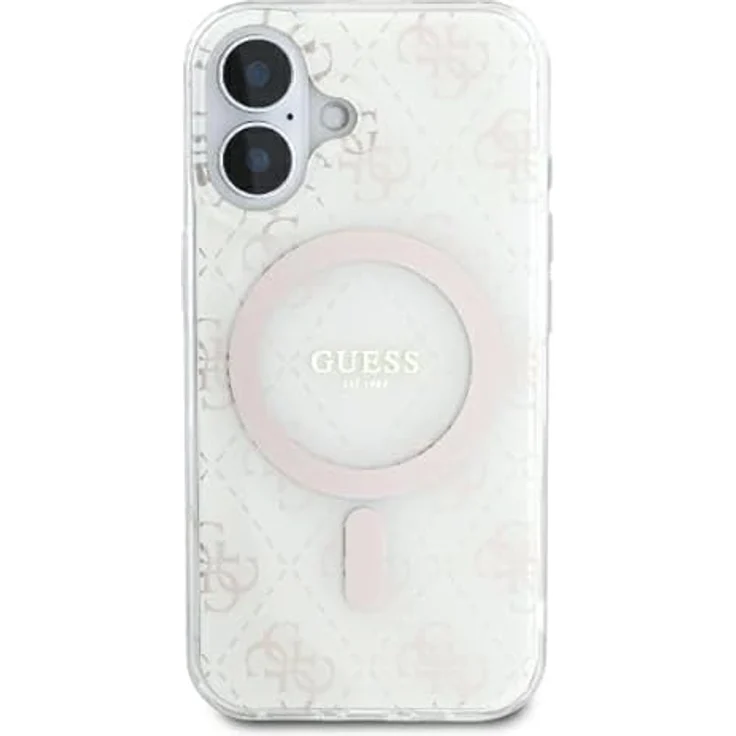 CG MOBILE Guess GUHMP16MH4DTEH, Hartschalenhülle für iPhone 16 Plus 6.7", Weiß, TPU/PC, IML 4G Hintergrund – Bild 3