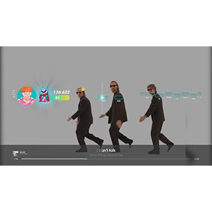 Ravenscourt Lass uns singen 2021 French Hits + 2 Microphones PS4 Game, Solo- und Mehrspielermodus, 40 Titel inklusive originalen Clips – Bild 3
