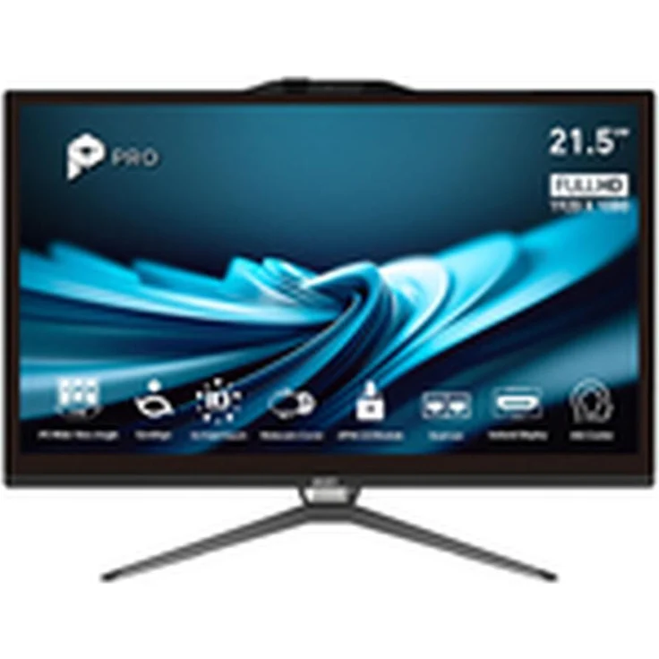 MSI Pro AP222T 14M-438XEU All-in-One-PC, Intel Core i5-14400, 16GB RAM, 512GB SSD, 21.5" Full HD Touchscreen, Schwarz