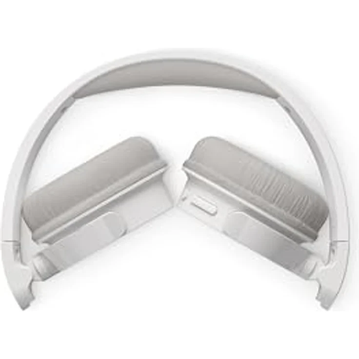 Philips TAH3209WH Leichter ohraufliegender kabelloser Bluetooth-Kopfhörer mit passiver Geräuschisolierung – 25 Stunden Spielzeit, deutliche Anrufe, dynamischer Bass, 2 Stunden USB-C-Laden – Weiß – Bild 3