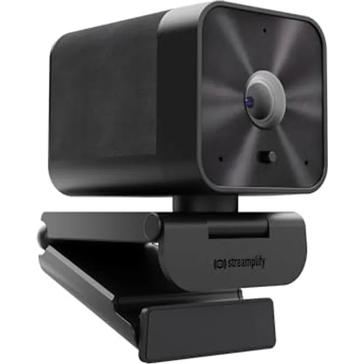 streamplify Streamplify CAM G, QHD Webcam mit Dual-Mikrofonen, automatischer Fokus- und Lichtanpassung, schwenk- und neigbar