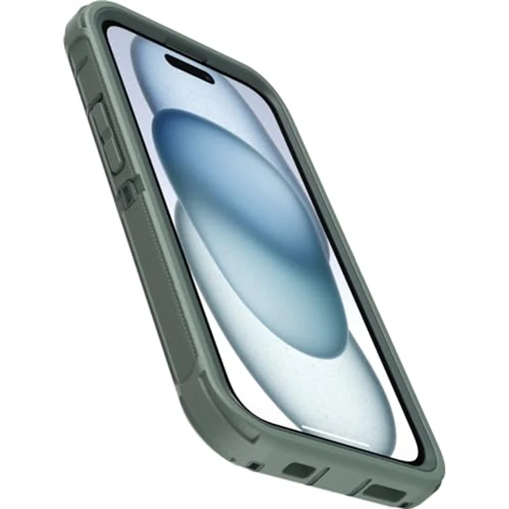 OtterBox Defender Series MagSafe Hülle für iPhone 15/iPhone 14/iPhone 13, stoßfest, sturzsicher, extrem robust, Schutzhülle, Militärstandard getestet, Grün – Bild 3