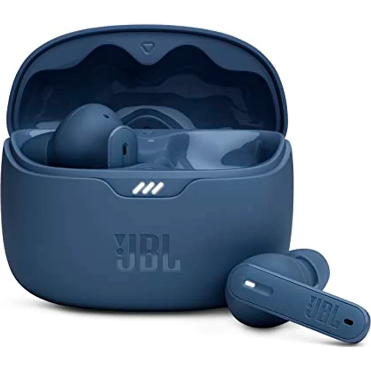 JBL Tune Beam – Wasserresistente, True-Wireless In-Ear-Kopfhörer mit Noise-Cancelling in Blau – Mit bis zu 48 h Musikwiedergabe – Bild 1