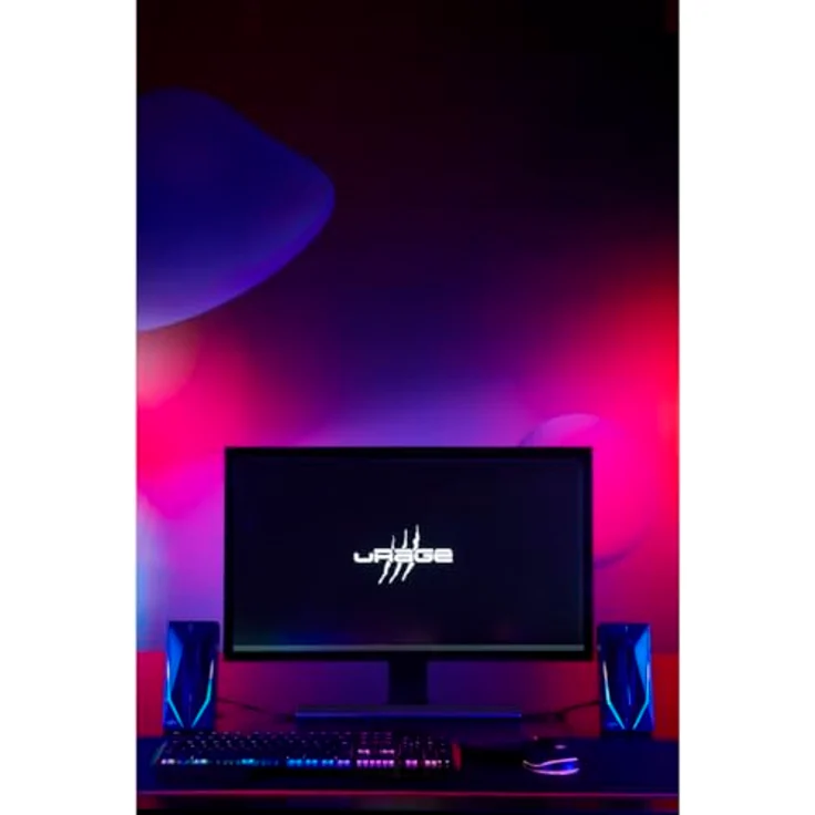 uRage 2.0-Lautsprecherset BLAST-R 200, PC-Lautsprecher mit RGB-Beleuchtung, schwarz – Bild 4