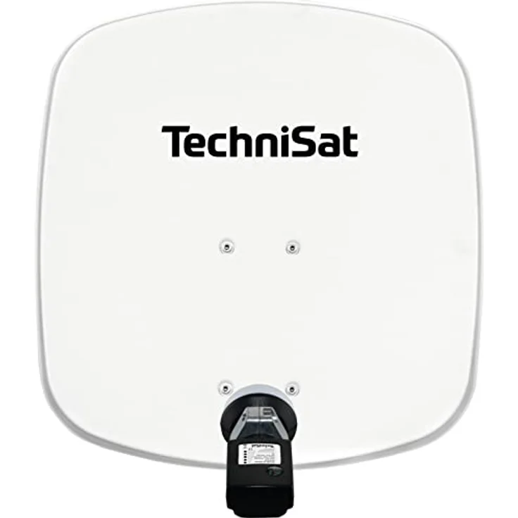 TechniSat DIGIDISH 45 – Satelliten-Schüssel für 1 Teilnehmer (45 cm kleine Sat Anlage - Komplettset mit Wandhalterung und Satfinder V/H-LNB) weiß – Bild 2
