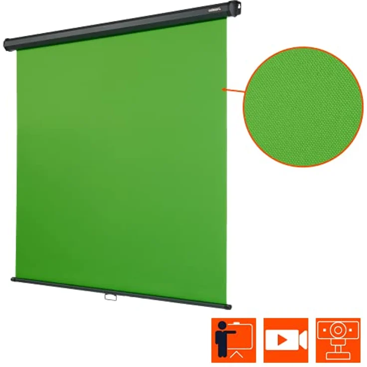 Celexon Rollo Chroma Key Green Screen 200 x 190cm – Bild 4