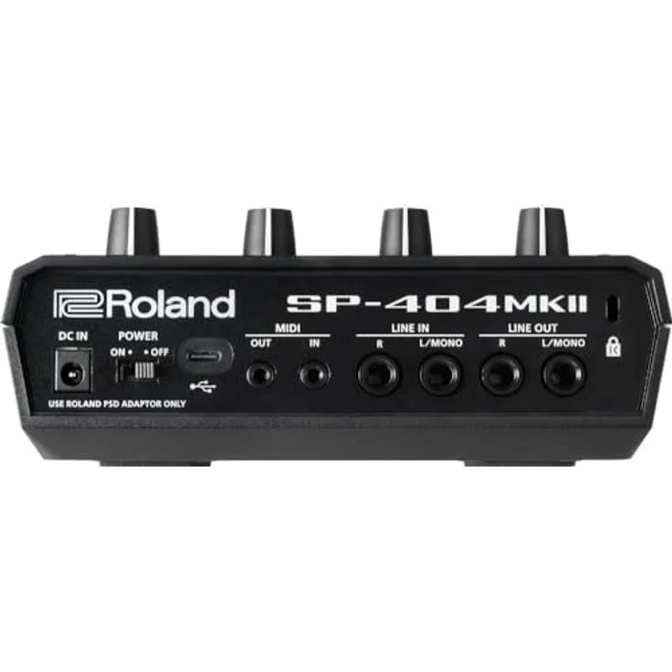 Roland SP-404MKII (Sampler), MIDI Controller, Schwarz mit OLED-Display und anschlagsdynamischen Pads – Bild 2