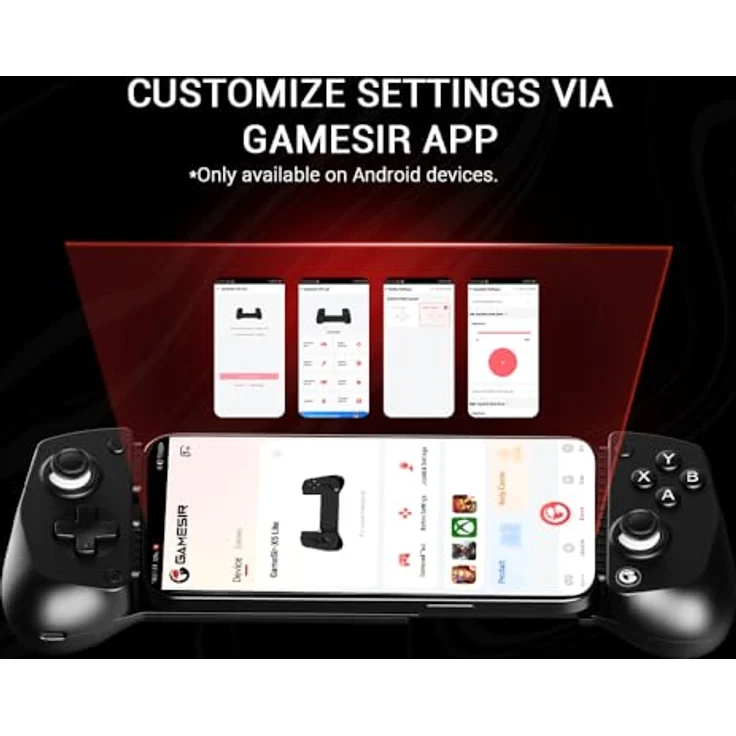 Gamesir X5 LITE, Android Gaming Controller mit präziser Steuerung, Schwarz – Bild 7