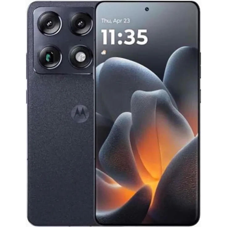 Motorola Signature, Smartphone mit 16GB RAM, 512GB Speicher, Triple Camera 50MP, 6.8" AMOLED 165Hz, Snapdragon 8 Gen 5, IP68/69, Carbon