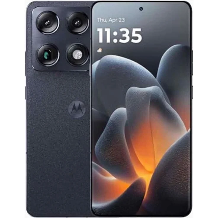Motorola Signature, Smartphone mit 16GB RAM, 512GB Speicher, Triple Camera 50MP, 6.8" AMOLED 165Hz, Snapdragon 8 Gen 5, IP68/69, Carbon