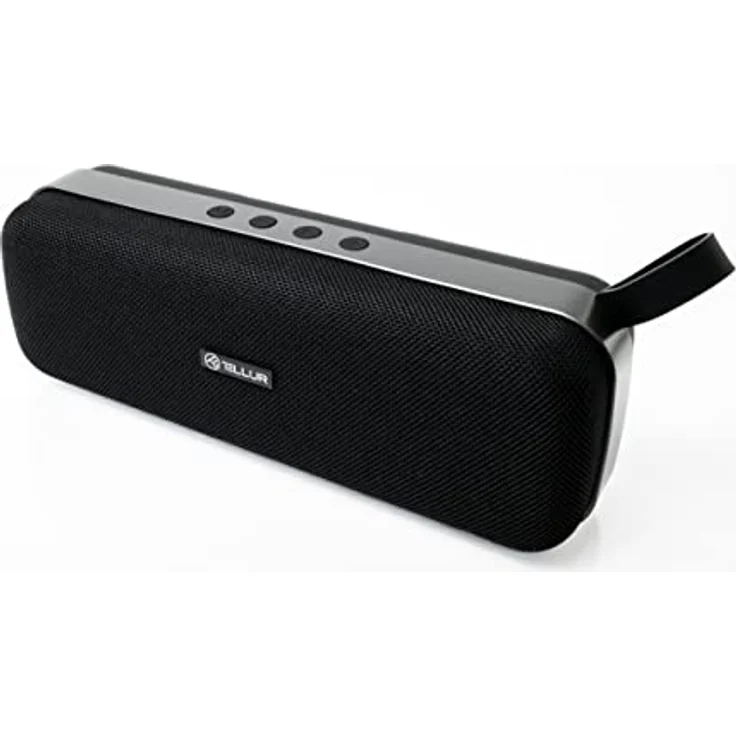 TELLUR Loop Bluetooth Lautsprecher mit Radio, 10W, Kompakte Musikbox Bluetooth mit True Wireless Stereo, Radio Bluetooth Box, Freisprechfunktion, USB, MicroSD/TF-Steckplatz, AUX-Buchse 3,5 mm, BT 5.0 – Bild 2
