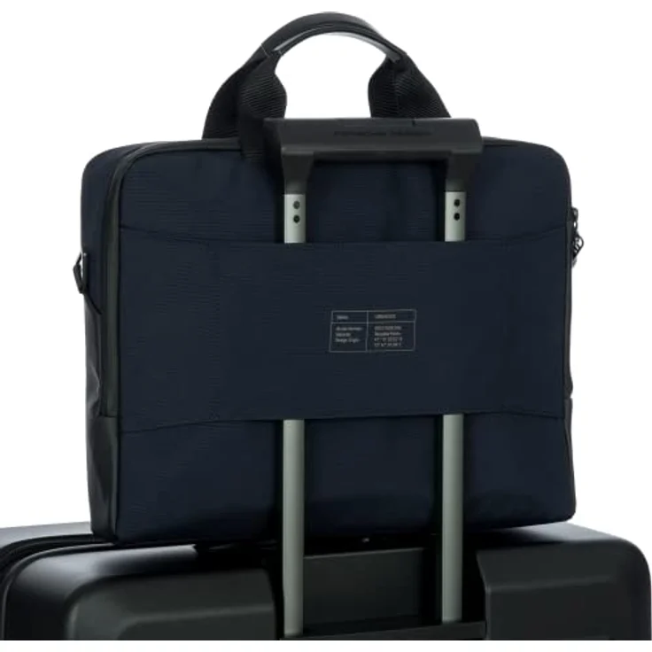 Porsche Design Urban Eco Aktentasche, 38 cm mit Laptopfach, dunkelblau aus 100% Polyester – Bild 3