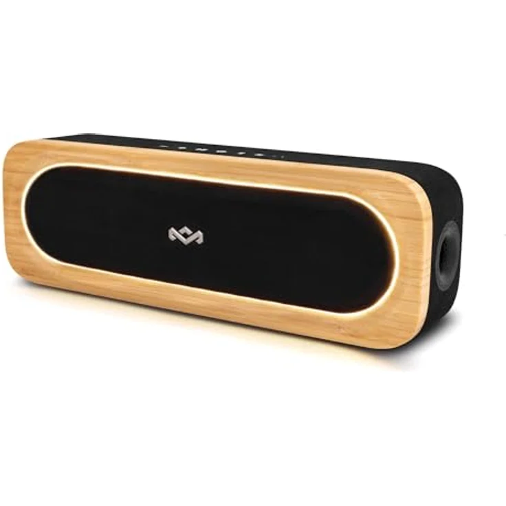 House of Marley Get Together 3, Bluetooth Lautsprecher mit bis zu 20 Stunden Akkulaufzeit, IP67 wasserdicht, schwarz – Bild 1