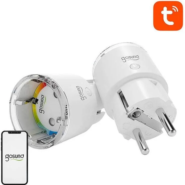 Gosund EP2, Smart Plug WiFi, 2er Pack mit Sprachsteuerung, max. 10A, inklusive POLISCHER BEDIENUNGSANLEITUNG