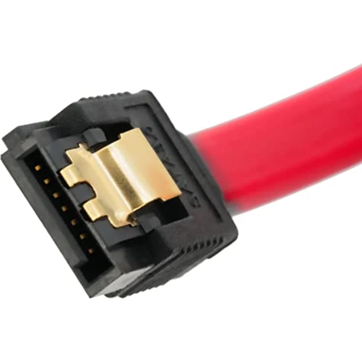 BIGtec BIG1895 0,5m HDD S-ATA Kabel rot gerade/gerade Kontakte vergoldet – Bild 4