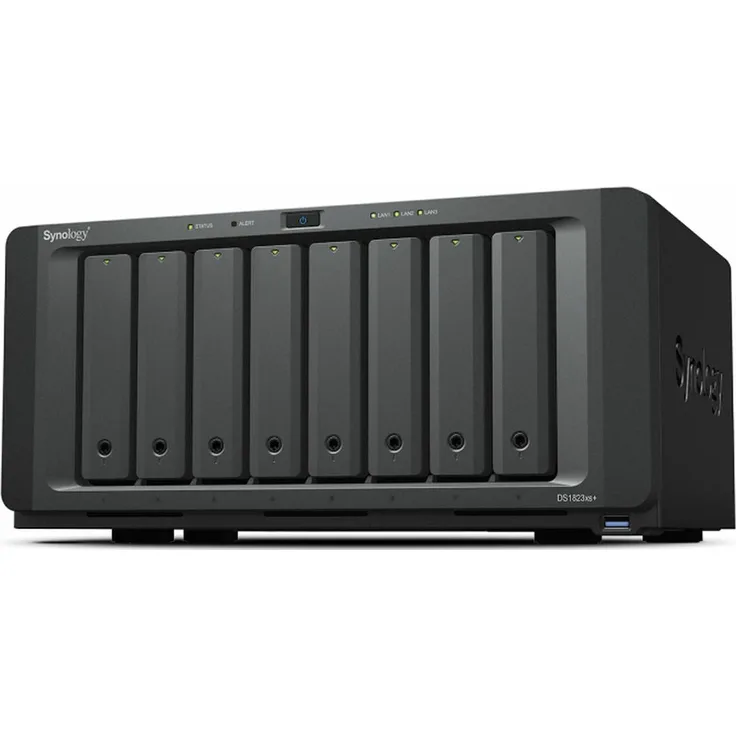 Synology DiskStation DS1823XS+, NAS/Speicherserver Tower mit Ryzen Embedded V1780B und 8 GB DDR4, farbe schwarz