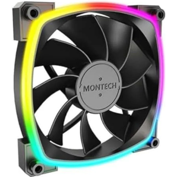 Montech RX120 PWM ARGB Lüfter - 120mm, schwarz