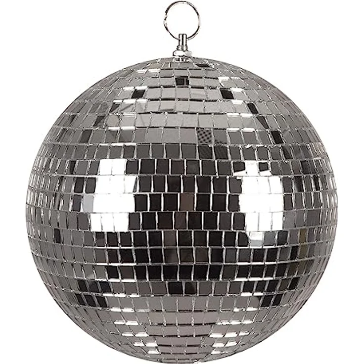 Discokugel - Silber - 20 cm – Bild 1