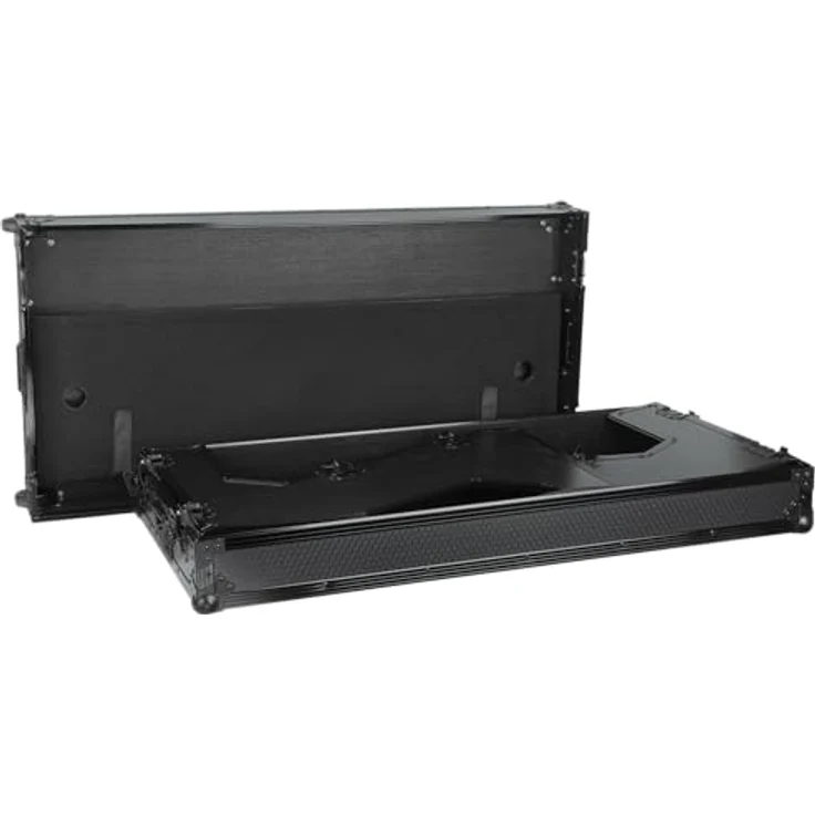 Showgear Portable Z-Style Table, tragbarer Tisch für DJs und Audioanwendungen mit Kabelmanagement, Schwarz – Bild 6