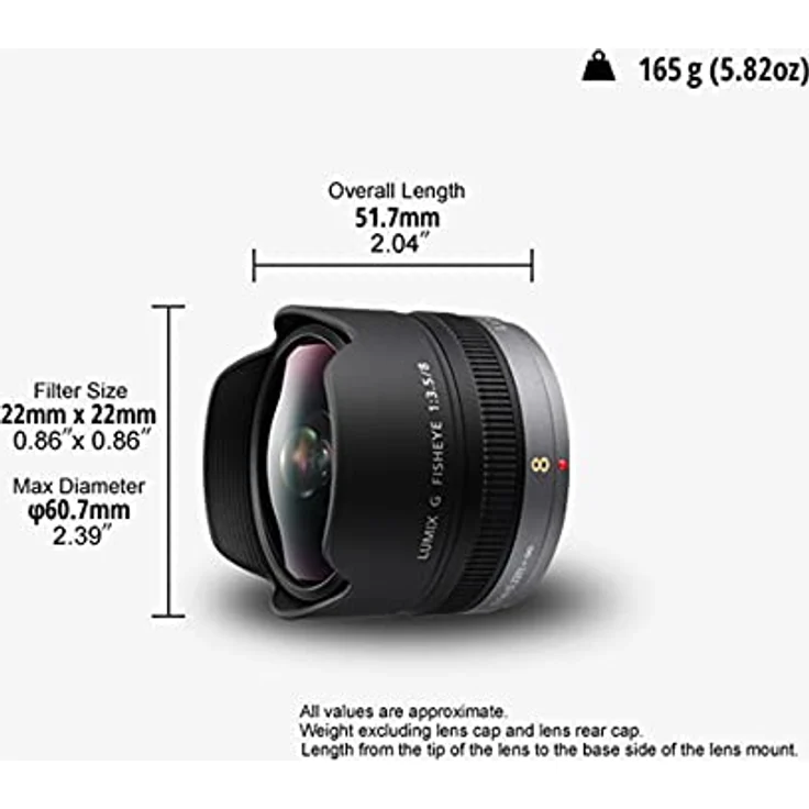 Panasonic 8mm f/3.5 Lumix G Fisheye für Micro Four Thirds – Bild 2