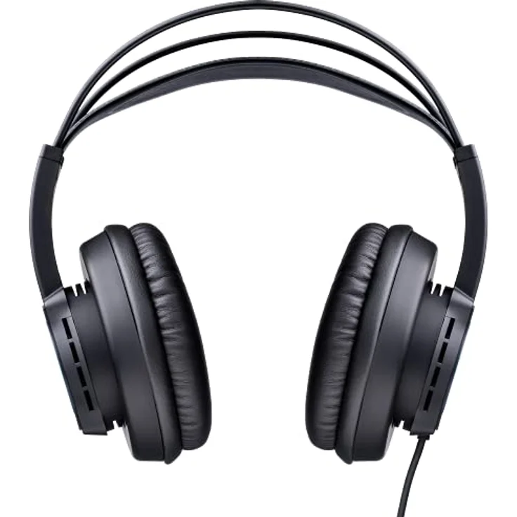 Fluid Audio Focus Studio-Kopfhörer (Over-Ear Design, 50mm Neodym-Treiber, inkl. 3m Kabel, 6.3mm Adapter, Reisebeutel, Schwarz) – Bild 2