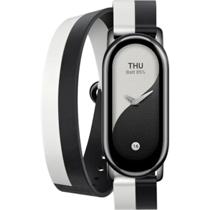 Xiaomi Smart Band 8 Double Wrap Strap - Black and White, Wearables-Zubehör – Bild 3