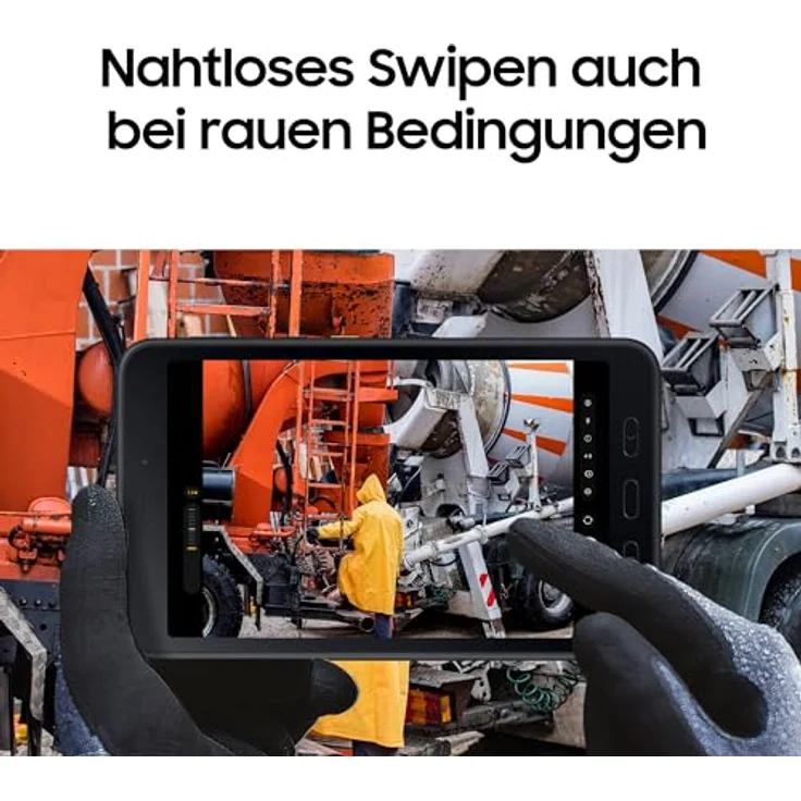 Samsung Galaxy Tab Active5 5G Enterprise Edition, Robustes Android-Tablet, 8 Zoll Display, 6 GB RAM und 128 GB erweiterbarer interner Speicher, Akku 5.050 mAh, Grün – Bild 5