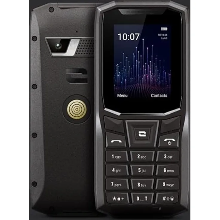 CROSSCALL Core-S5 Smart Feature Phone, entsperrt, 4G, 2,4 Zoll Display, Dual Nano-SIM, wasserdicht und robust