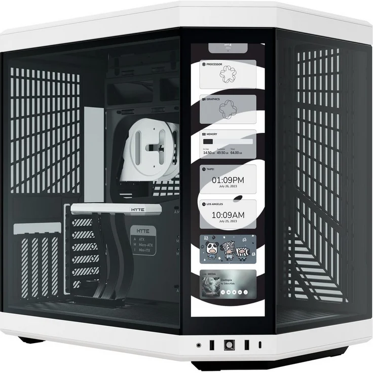 Hyte PC-Gehäuse HYTE Y70 Touch Infinite, Tower-Gehäuse, (Tempered – Bild 1