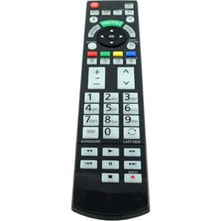 azurano N2QAYB000715 Fernbedienung (Fernbedienung für PANASONIC N2QAYB000715 - TX-L42DT50 L42ETW50 L47ET5) – Bild 4