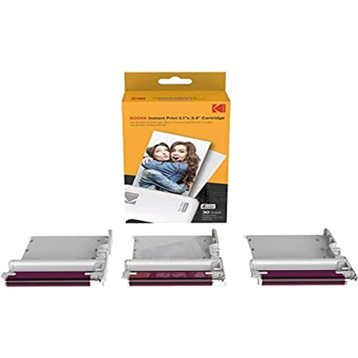 Kodak ICRG-230 (2.1 X 3.4) 3 Print-Kartuschen + je 10 Fotopapieren – Bild 2