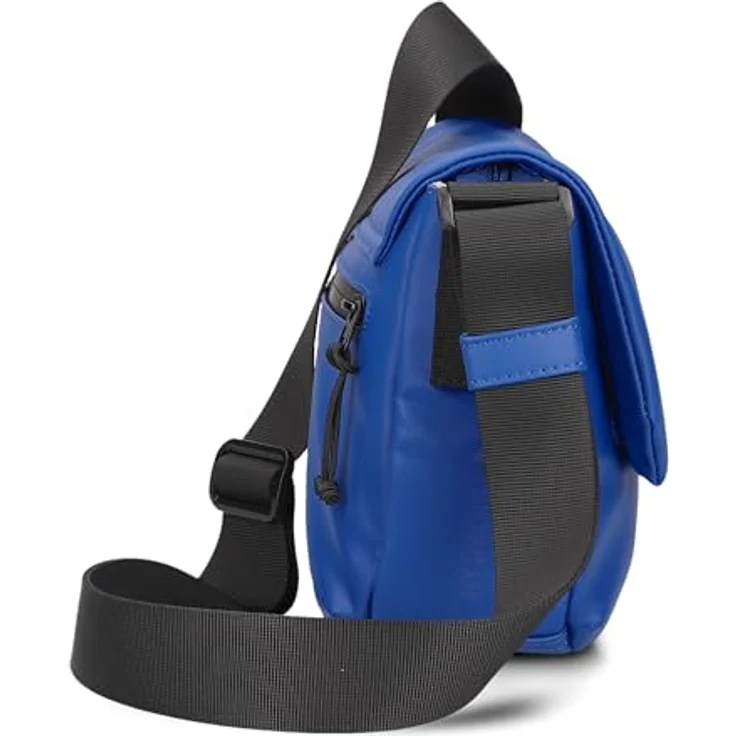 Zwei Cargo Messenger 32 cm, Laptop-Tasche aus 100% Polyurethan, blau – Bild 5