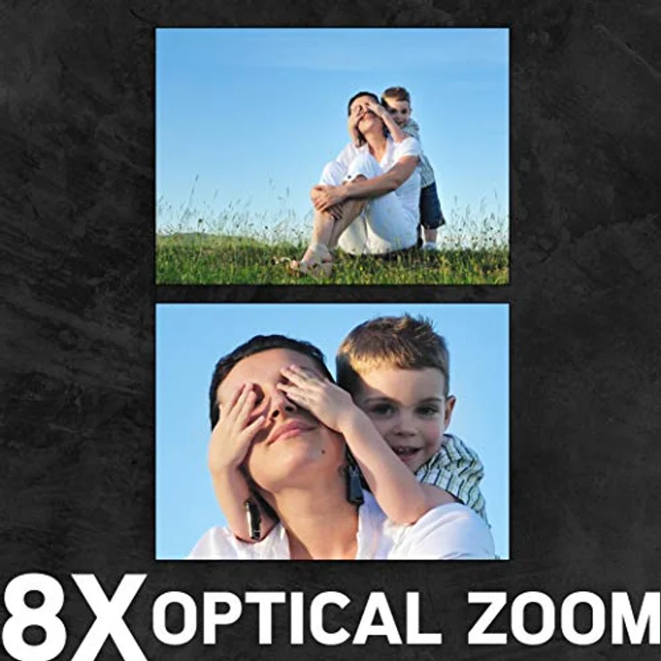 AgfaPhoto Realishot DC8200 digitale Kompaktkamera (8x opt. Zoom, 18 MP, Full HD), violett – Bild 3