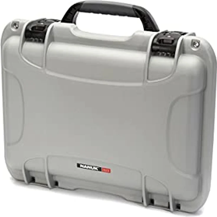 Nanuk Kunststoffkoffer 923, robuster Fotokoffer mit schlagfestem NK-7 Kunstharz, wasserdicht und staubdicht, Silber – Bild 2