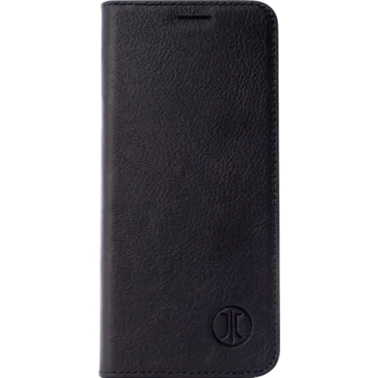 JT Berlin Bookcase Tegel Echtleder Hülle kompatibel mit Apple iPhone 13 [Premium Flip-Case, Wireless Charging (Qi) kompatibel, Standfunktion, EC-Kartenfächer, Magnetverschluss] schwarz – Bild 2