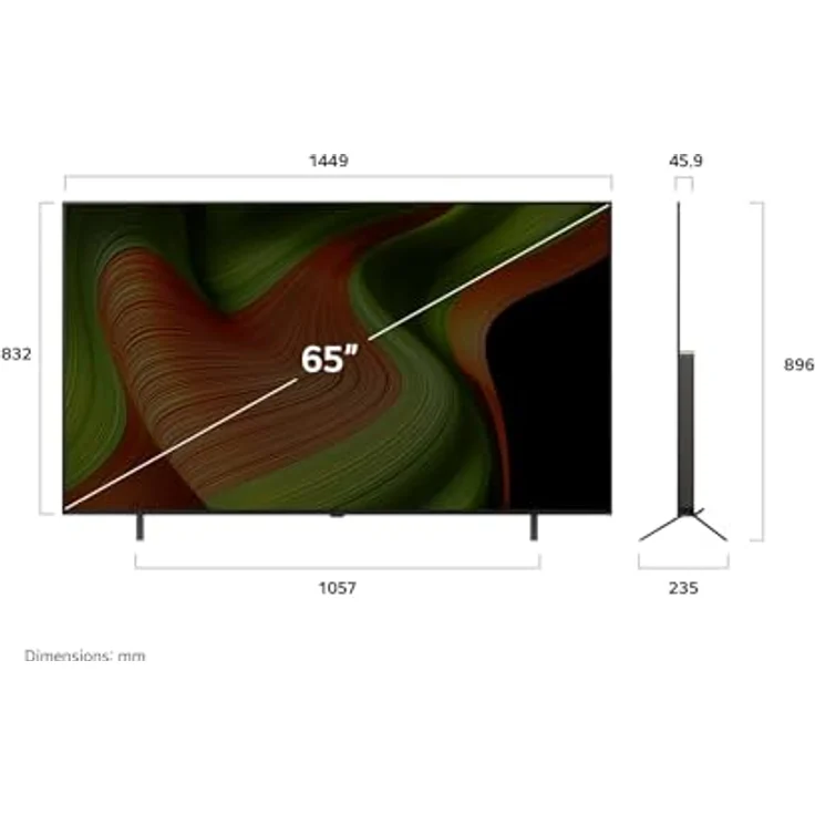 LG OLED65B59LA, 65 Zoll 4K OLED AI TV mit α8 Gen2 4K AI Prozessor, webOS 25, 120Hz und Dolby Vision – Bild 5