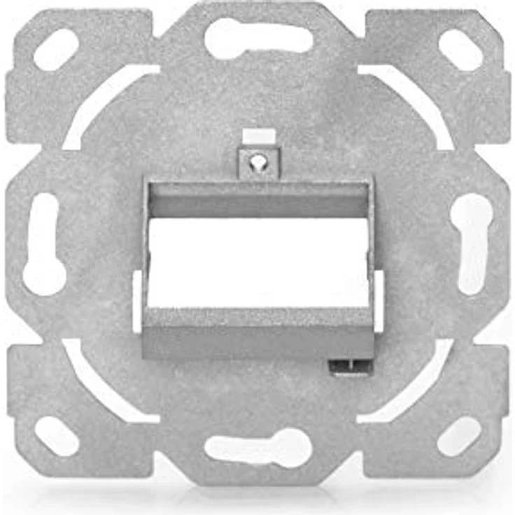 Digitus Netzwerkdose Einbau, Unbestückt 2 Port, Unterputz mit Staubschutzklappen, kompatibel zu gängigen Schalterprogrammen – Bild 2