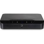 Bluesound Powernode Edge kompakter kabelloser hochauflösender Multiroom Musik-Streamer - Schwarz