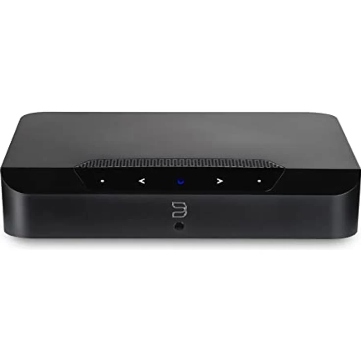 Bluesound Powernode Edge kompakter kabelloser hochauflösender Multiroom Musik-Streamer - Schwarz – Bild 1