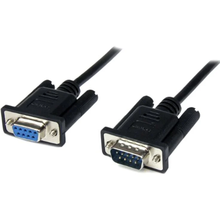 StarTech.com Seriell DB9 RS-232 Nullmodemkabel - Schwarz - St/Bu - Nullmodemkabel - DB-9 (M) - DB-9 (W) - 2,0m - Schwarz (SCNM9FM2MBK) – Bild 2