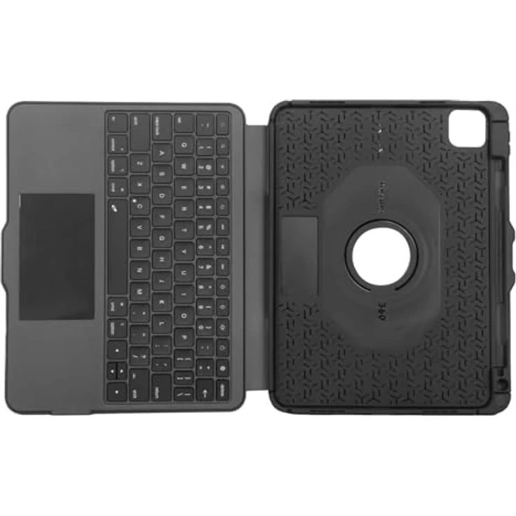 Targus VersaVu Bluetooth-Tastaturgehäuse für iPad Air 11 Zoll, QWERTY-Layout, Multi-Touch-Trackpad, Schwarz – Bild 5