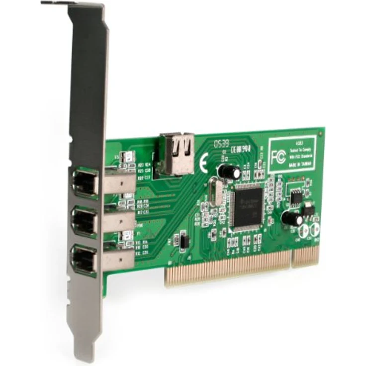 StarTech.com 4 Port 1394a FireWire PCI Schnittstellenkarte - 3x extern 1x intern (PCI1394MP) – Bild 3