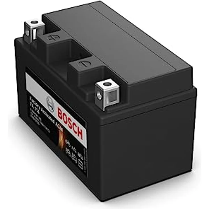 BOSCH Starterbatterie 12V 8,6Ah 150A/EN, Motorrad Batterie für Kawasaki, Honda, Yamaha und MV Agusta – Bild 4