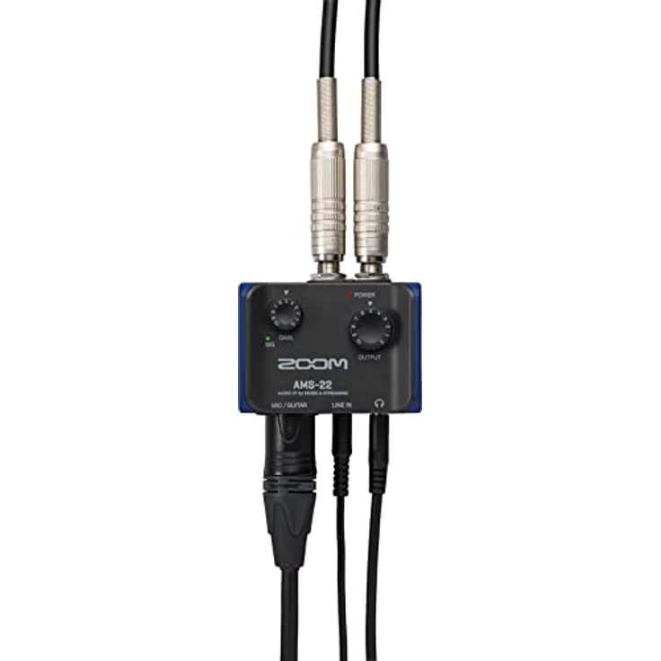 Zoom AMS-22, USB-Audiointerface für Musikproduktion & Livestreaming, kompakt, mobil, 2 Eingänge, XLR/TRS Combo, Loopback-Funktion – Bild 4